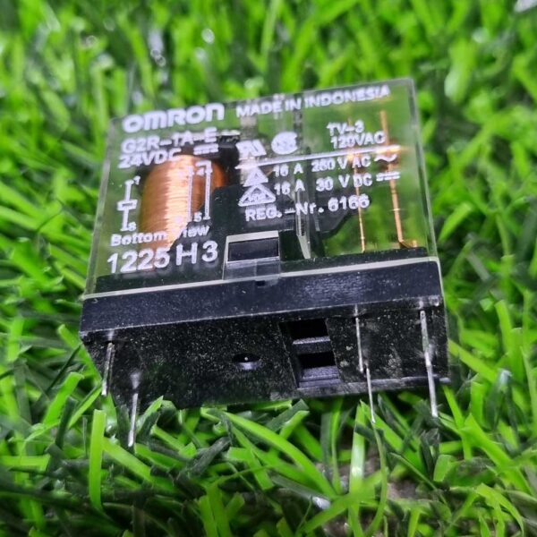 رله ست کنترل 24 ولت 16 آمپر تک کنتاکت OMRON شش پایه